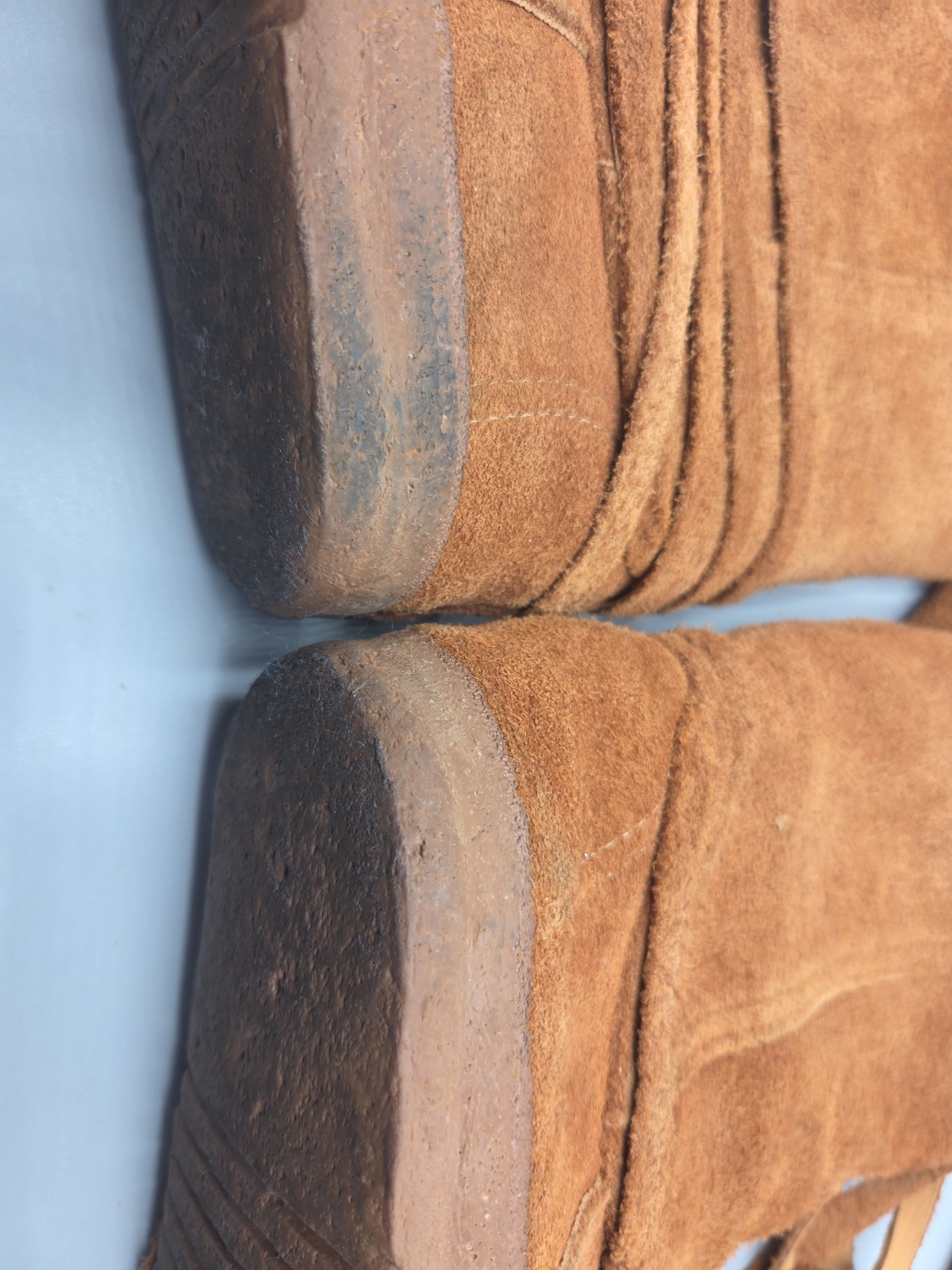 Steger Mukluks Kodiak Brown Moosehide Suede Winter Boots Women’s Size US 7