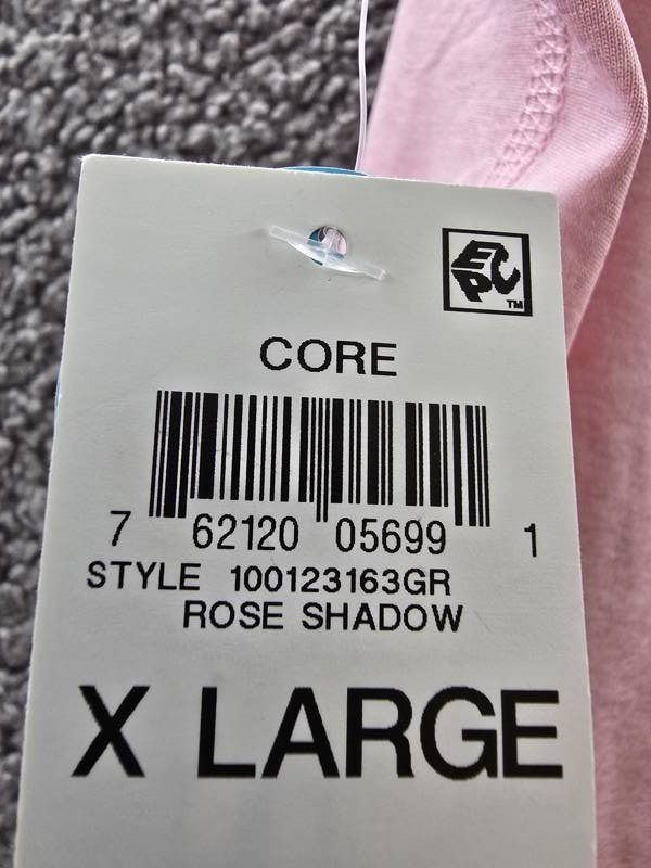 ID Ideology Core Stretch Capri Leggings Big Girls XL Rose Shadow Elastic Waist