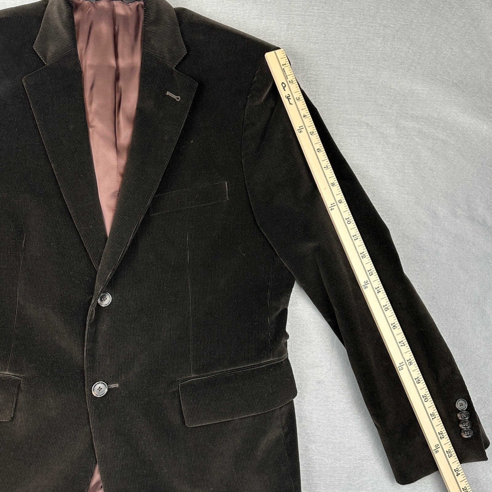 Loro Piana Sport Coat Mens 40S 40 Brown Corduroy Nordstrom Blazer Cotton Rayon