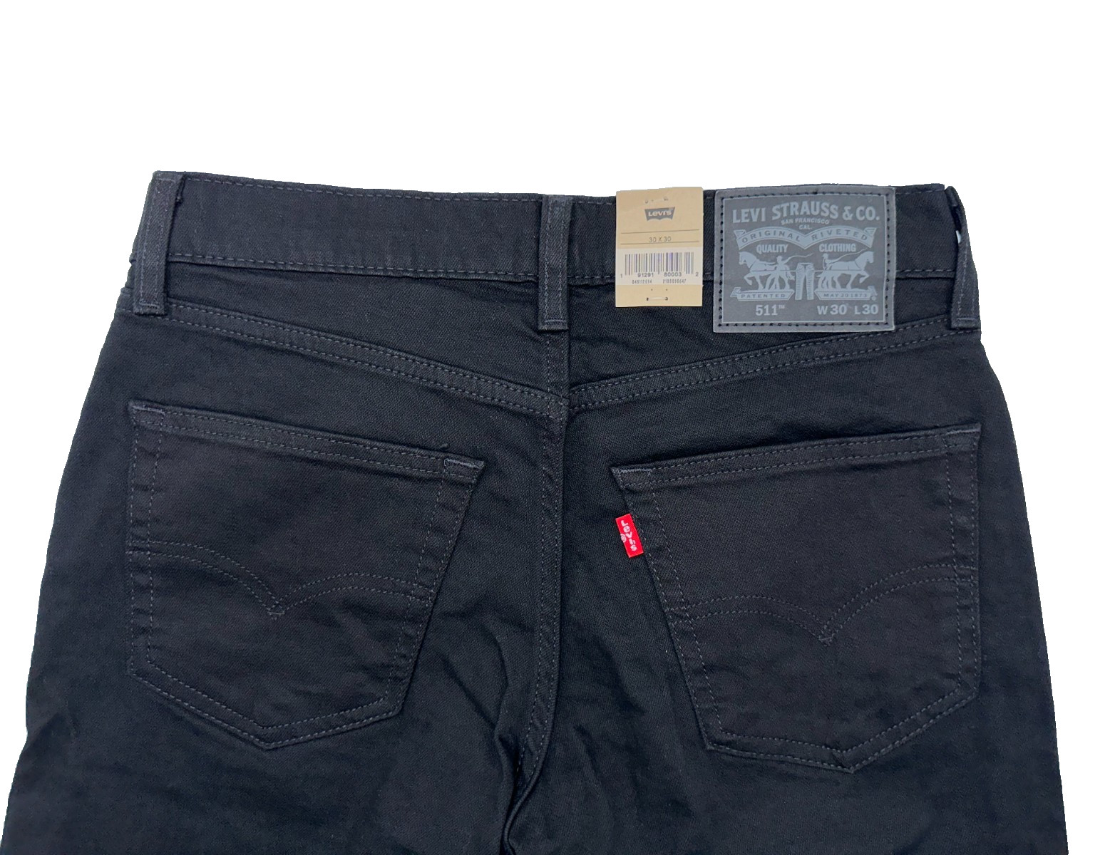 $69 Levi’s Men’s 511 Slim Fit Jeans-Black – Size 30W x 30L – New With Tags