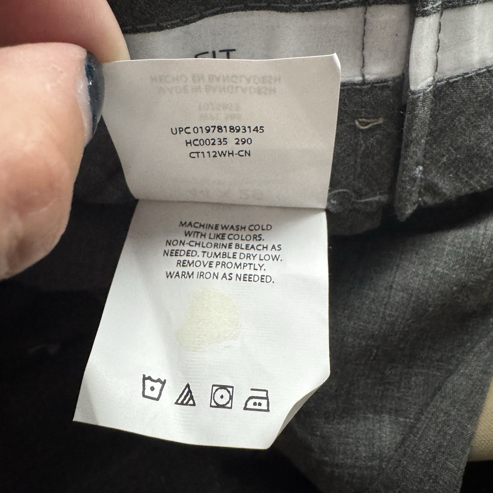 NWT Haggar Cool 18 Pro Classic Fit Pants Size 44×29 (44×29.5) Flat Front Poly