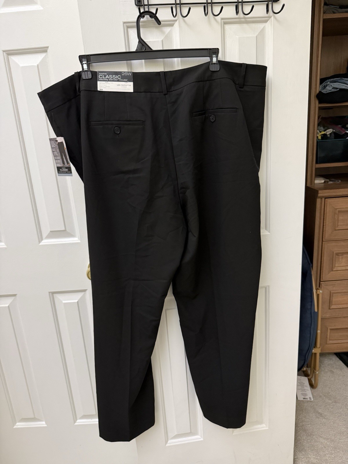 Liz Claiborne Career “Sophie Classic” Secretly Slender™ Trousers (Size 26W, NWT)