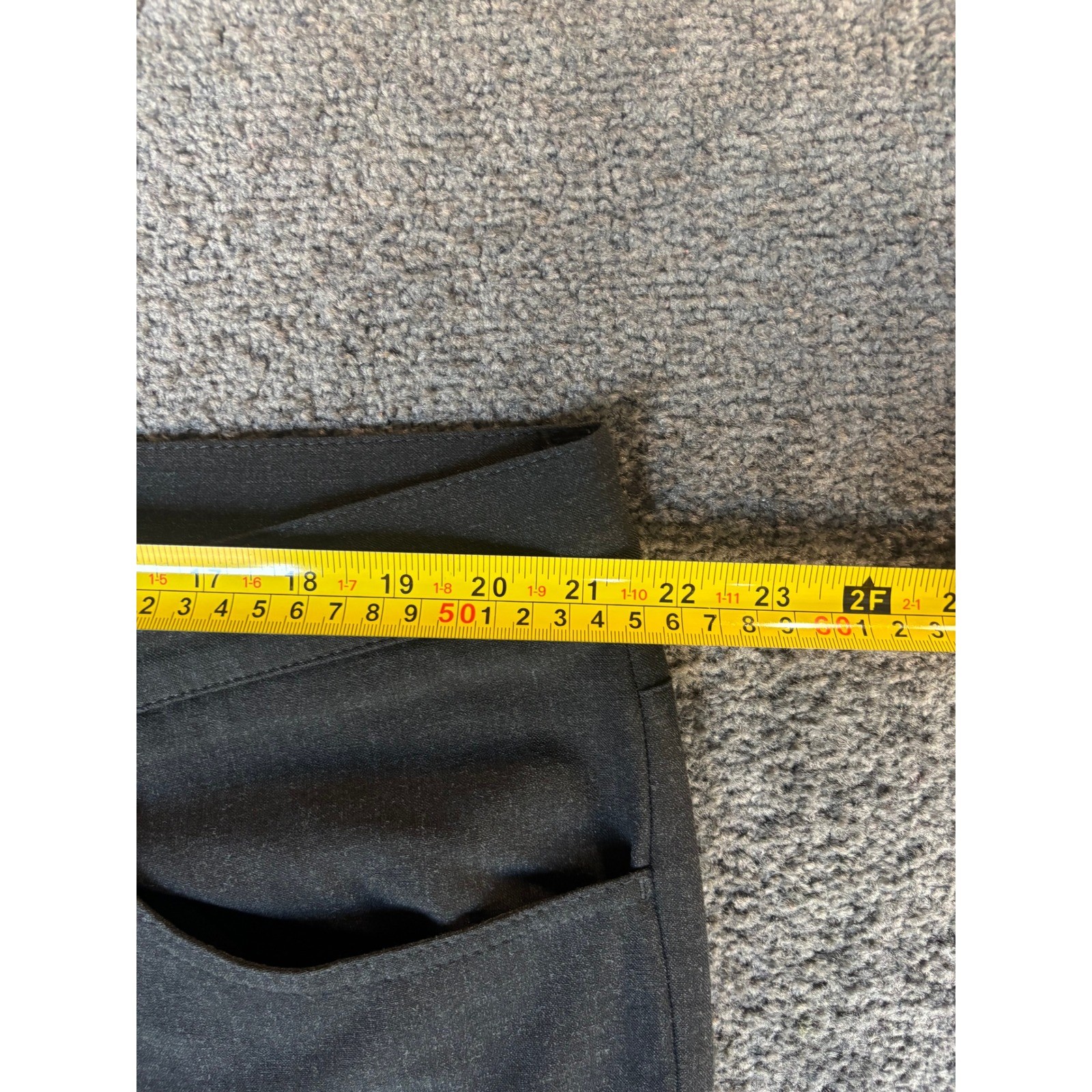 ALBERTO CERAMICA Men Pants Comfort Fit Charcoal Gray Flat Front Trousers SZ 58