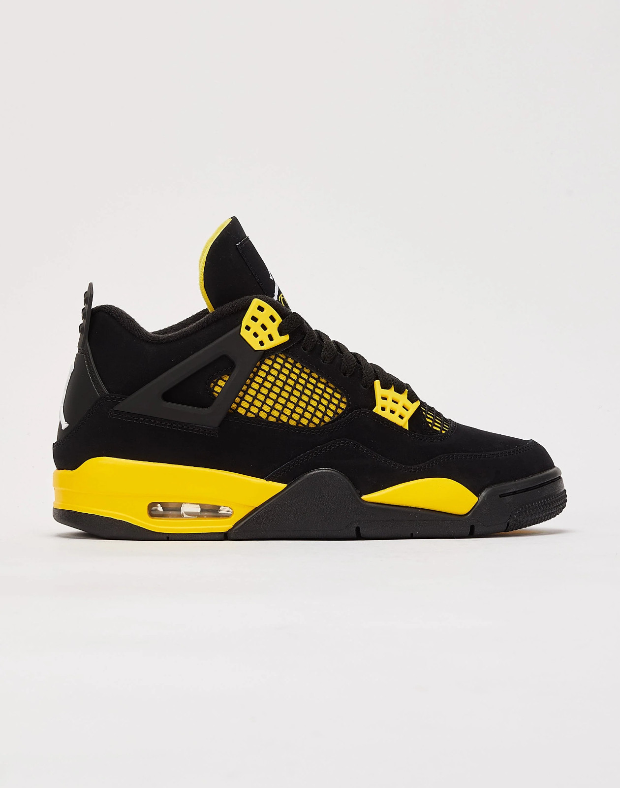 Size 7-14 Jordan Air Jordan 4 Retro LS Thunder Black Yellow DH6927-017 Brand new