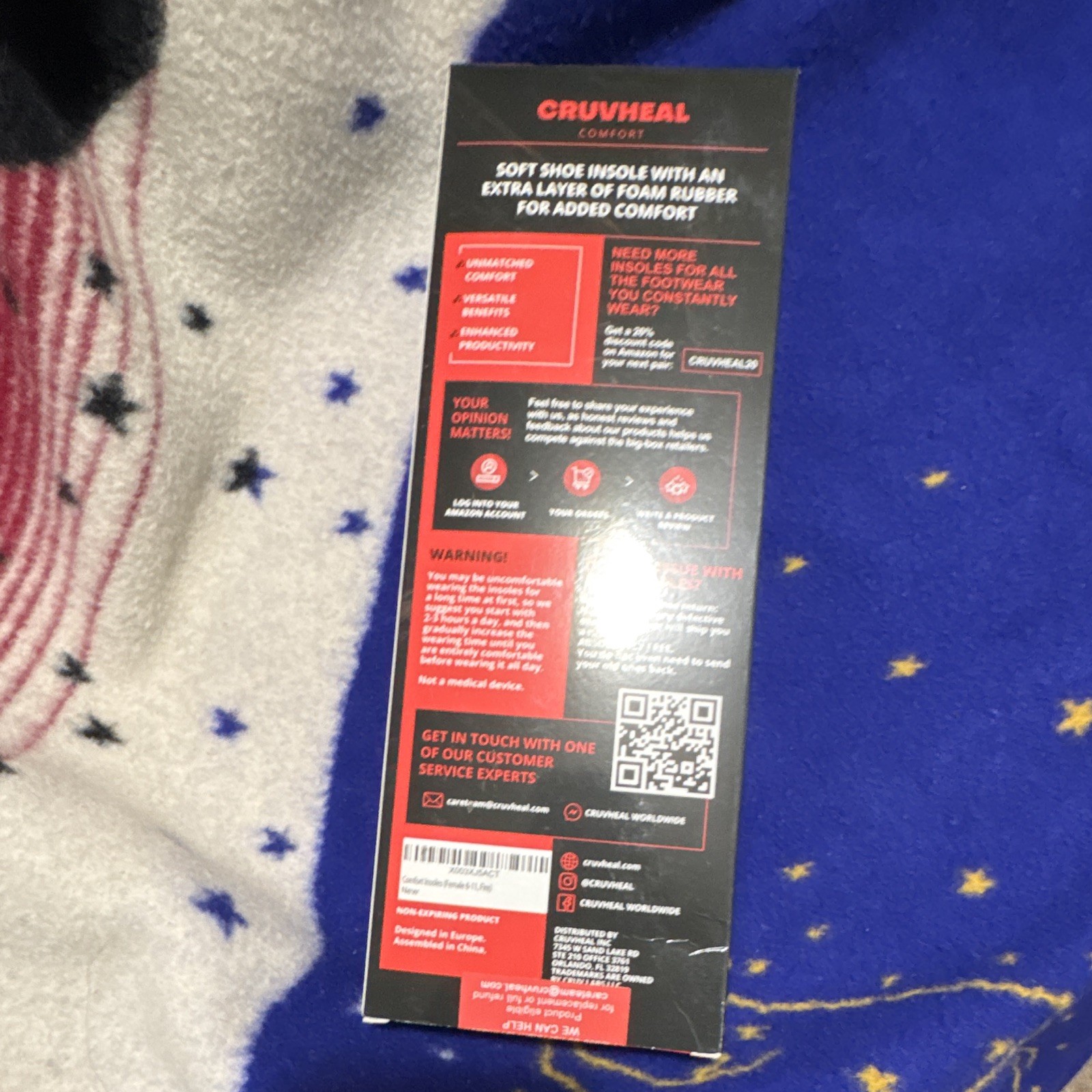 Cruvheal Comfort Soft Shoe Insoles Trim to Fit Foam Rubber MPN CH-INS-COMFORT