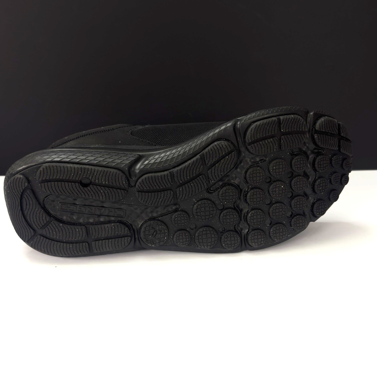 Under Armour Charged Assert 10 Mens 11 4E Extra Wide Black Running Shoes