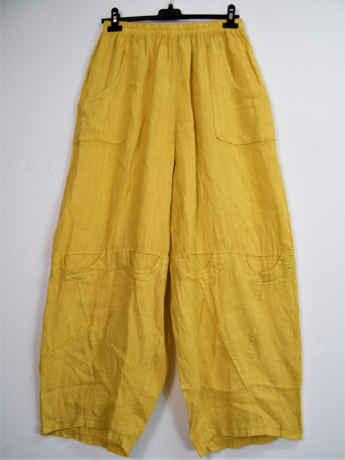 LAGENLOOK 100% LINEN ITALIAN TROUSERS 8 COLS 3 SIZES : Plus:1 Plus:2 Plus Plus:3