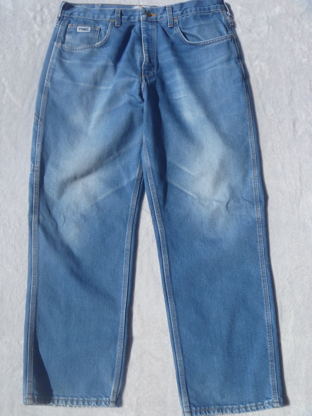 Tyndale FR Jeans Mens 36×32 Flame Resistant Relaxed F290T Blue Denim Made in USA
