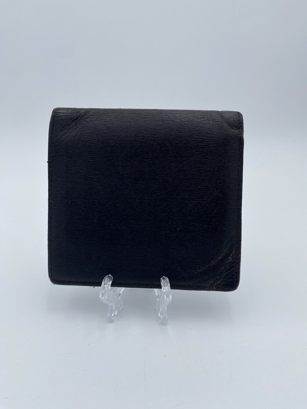 Vintage Dunhill Men’s BiFold Wallet 8 Card Holder Black Leather 2 Currency Slots