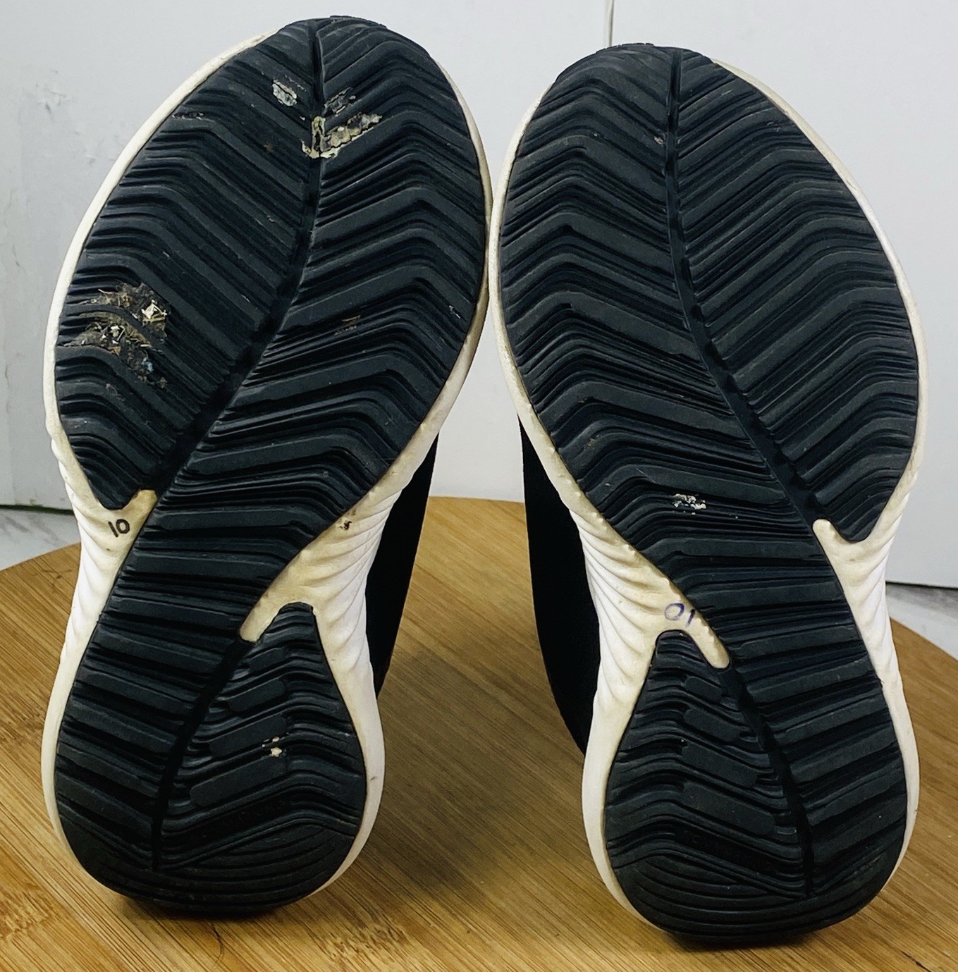 Adidas FortaRun X Running Shoes Girls Sz 11.5K Black Rose Gold Sneakers FV7998