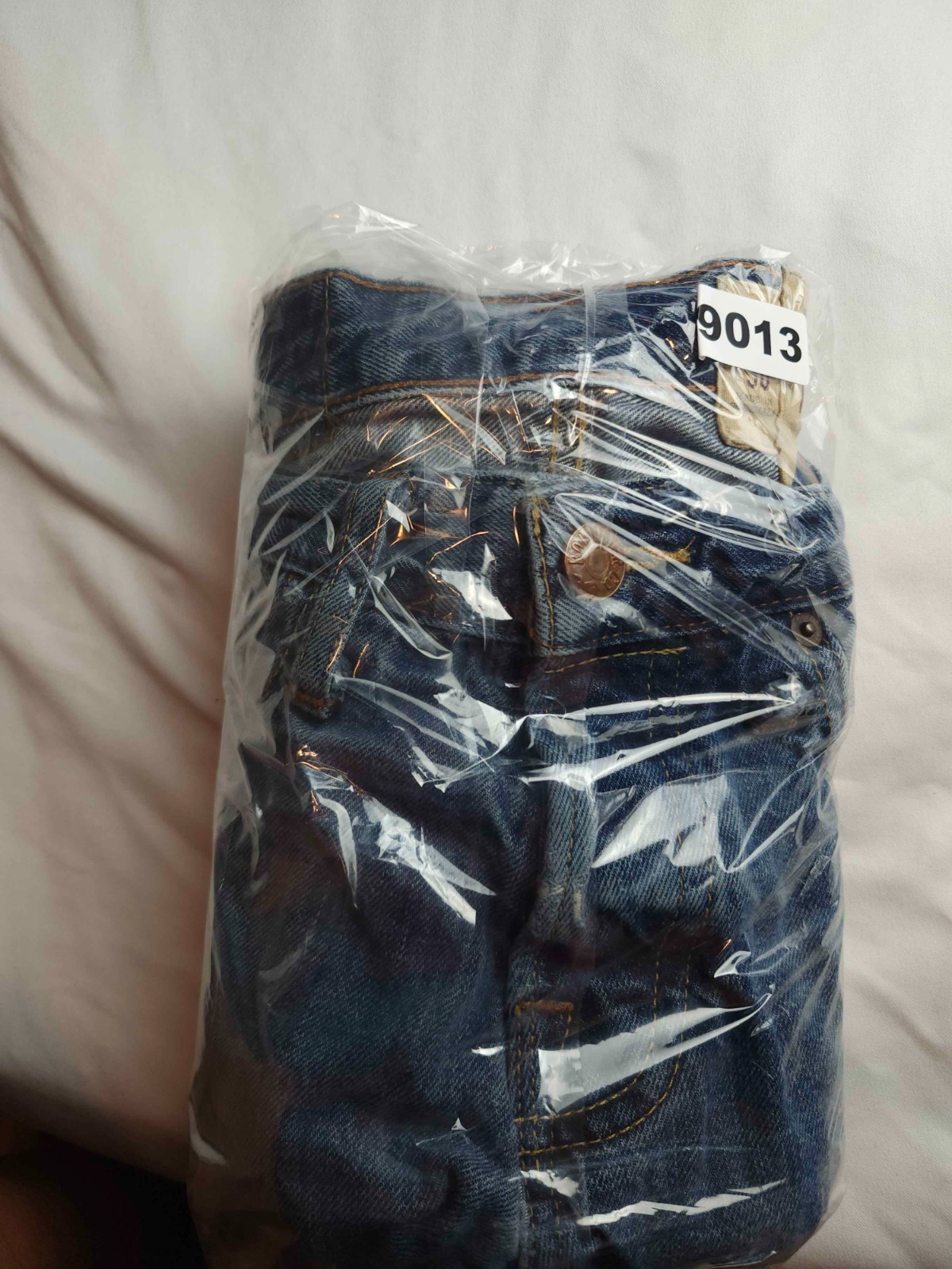 Hollister Jeans Mens 29×27 Blue Denim Distressed Straight Leg Grunge Streetwear