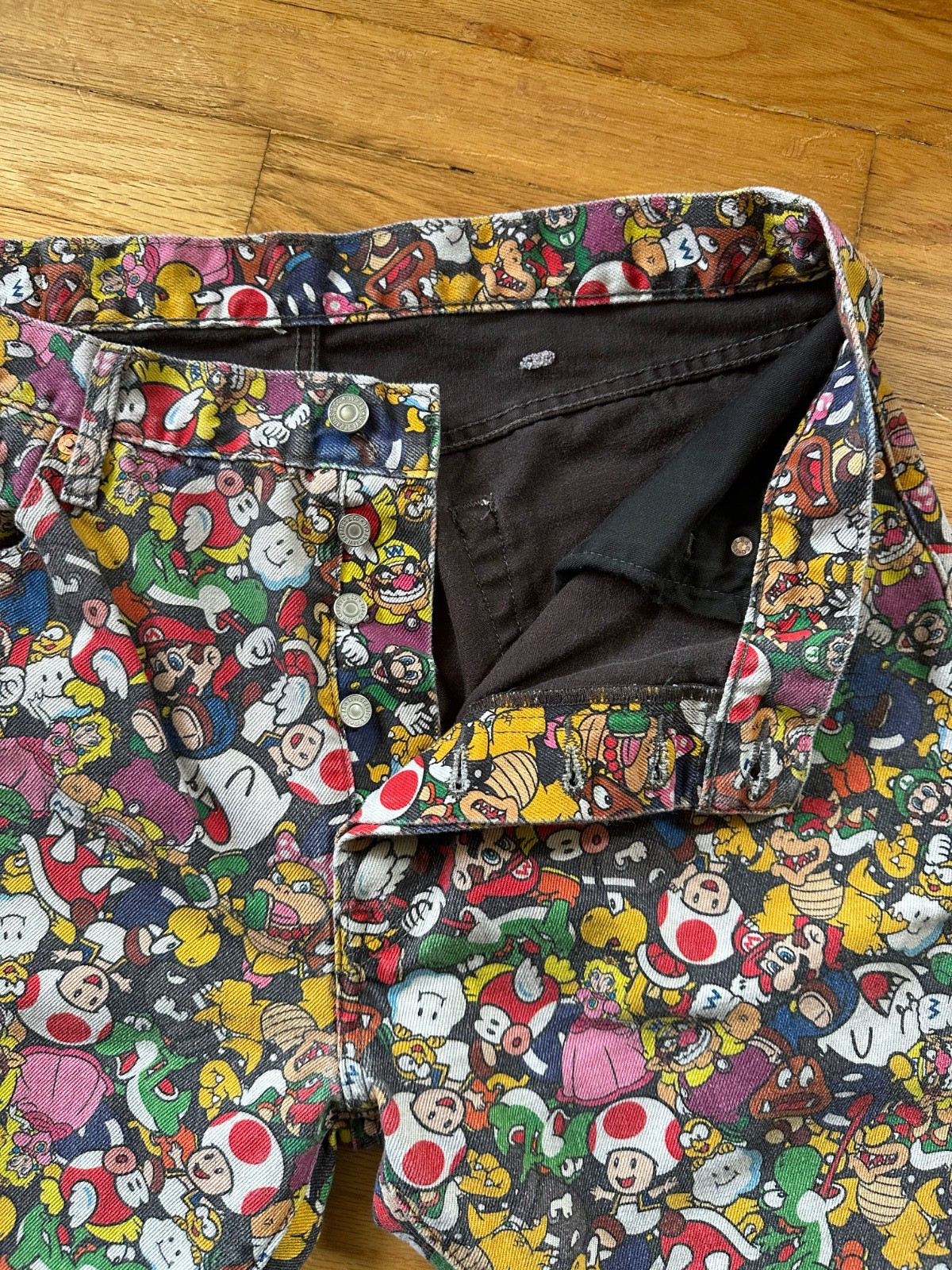 501 LEVI’S, SUPER MARIO, vintage jeans, men or women size W38 L30