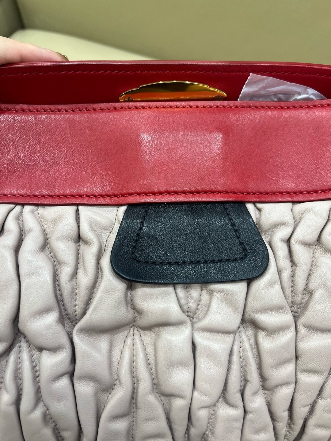 Miu Miu Pre-Owned Authentic Crossbody Bag Colorblock
