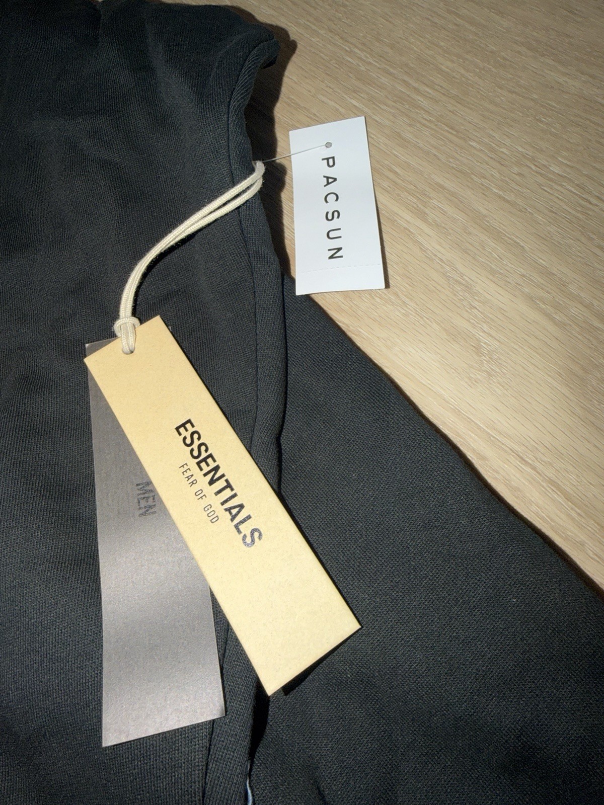 Essentials Fear of God Black Men’s 2-Piece Set Hoodie & Pants Pockets M