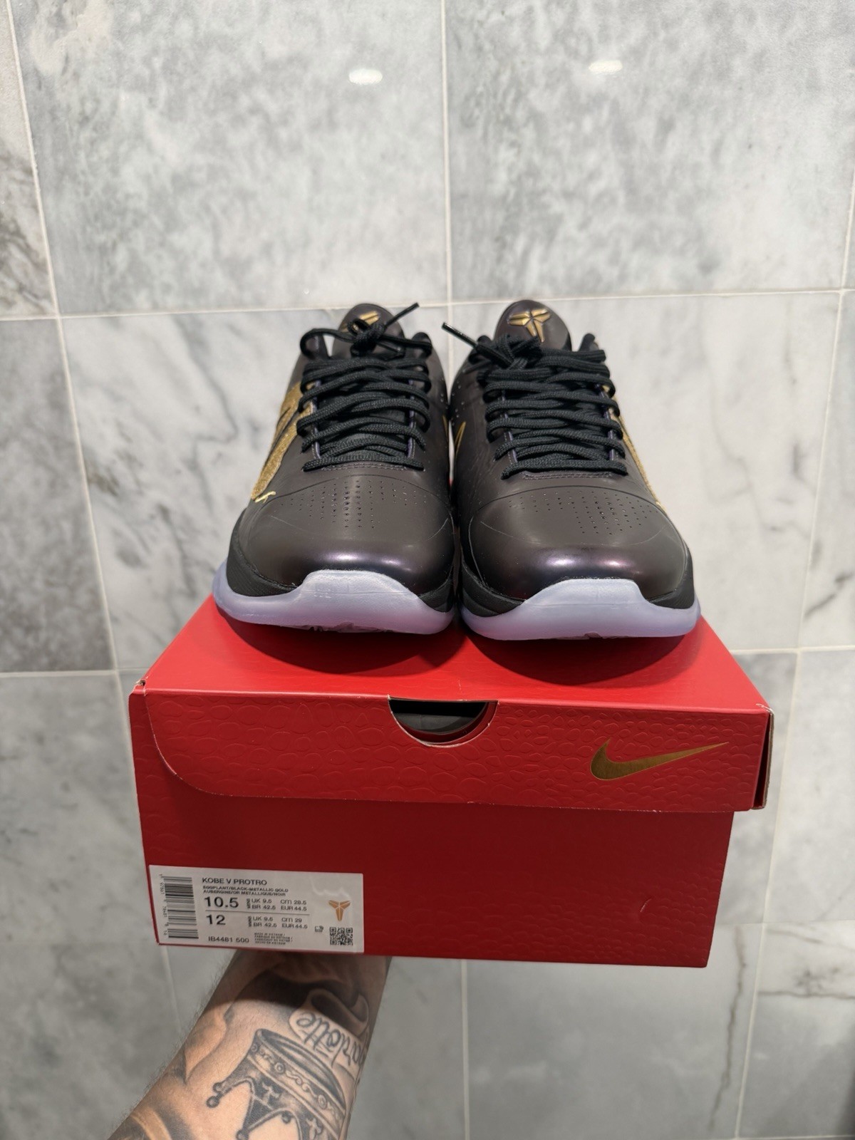 Size 10.5 – Nike Zoom Kobe 5 Protro Year of the Mamba – Eggplant