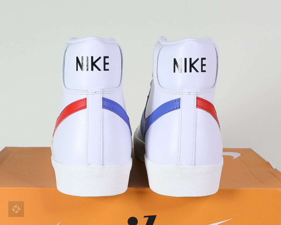 Nike Blazer Mid 77 Vintage White Red Blue Shoes Men’s Size 9-13 (BQ6806-117)