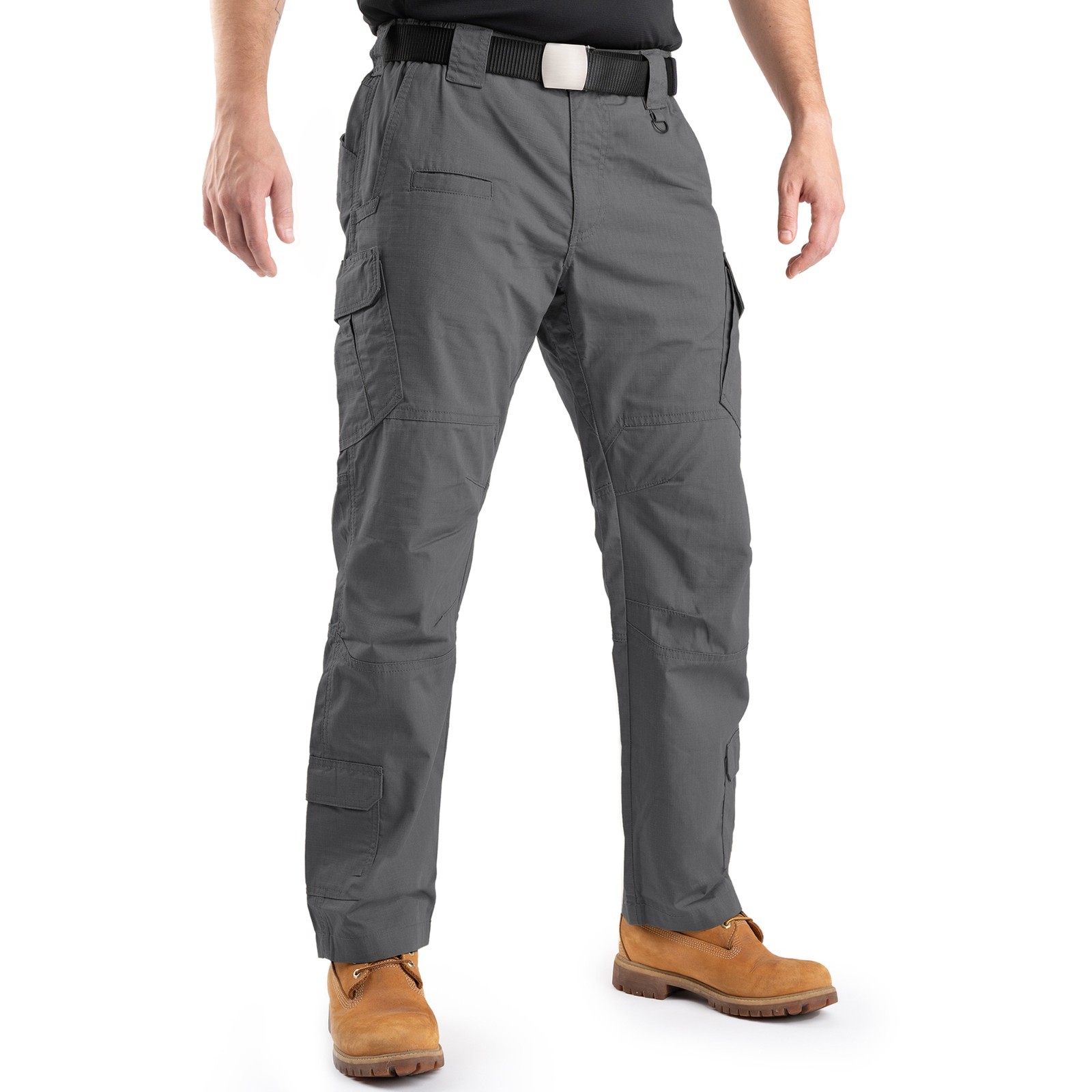 Tactical Cargo Pants for Men Tough Ripstop, Water-Resistant EDC Pants 9-Pocket
