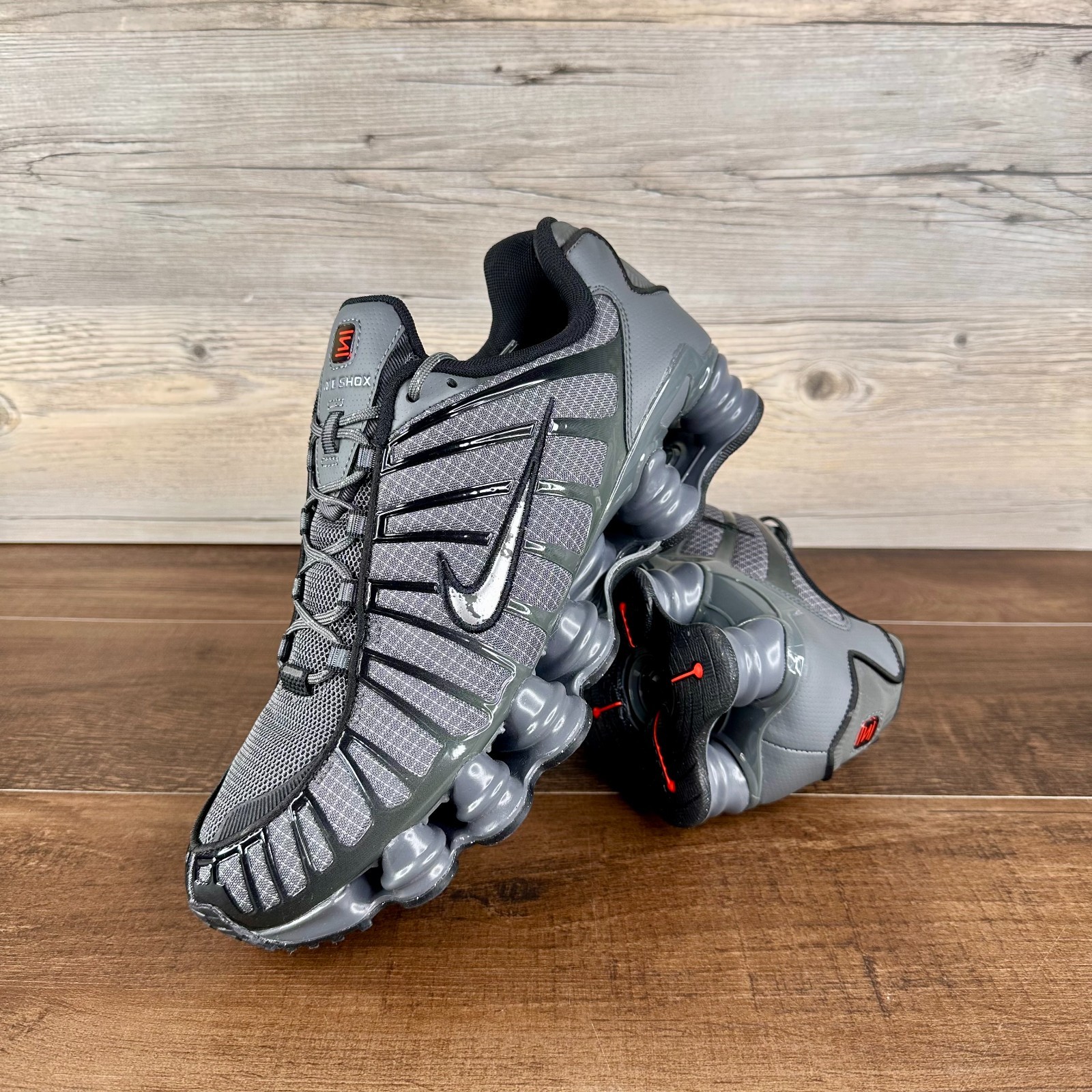 Nike Shox TL Mens Size 10.5 Iron Grey Black Metallic Silver IM6771 068