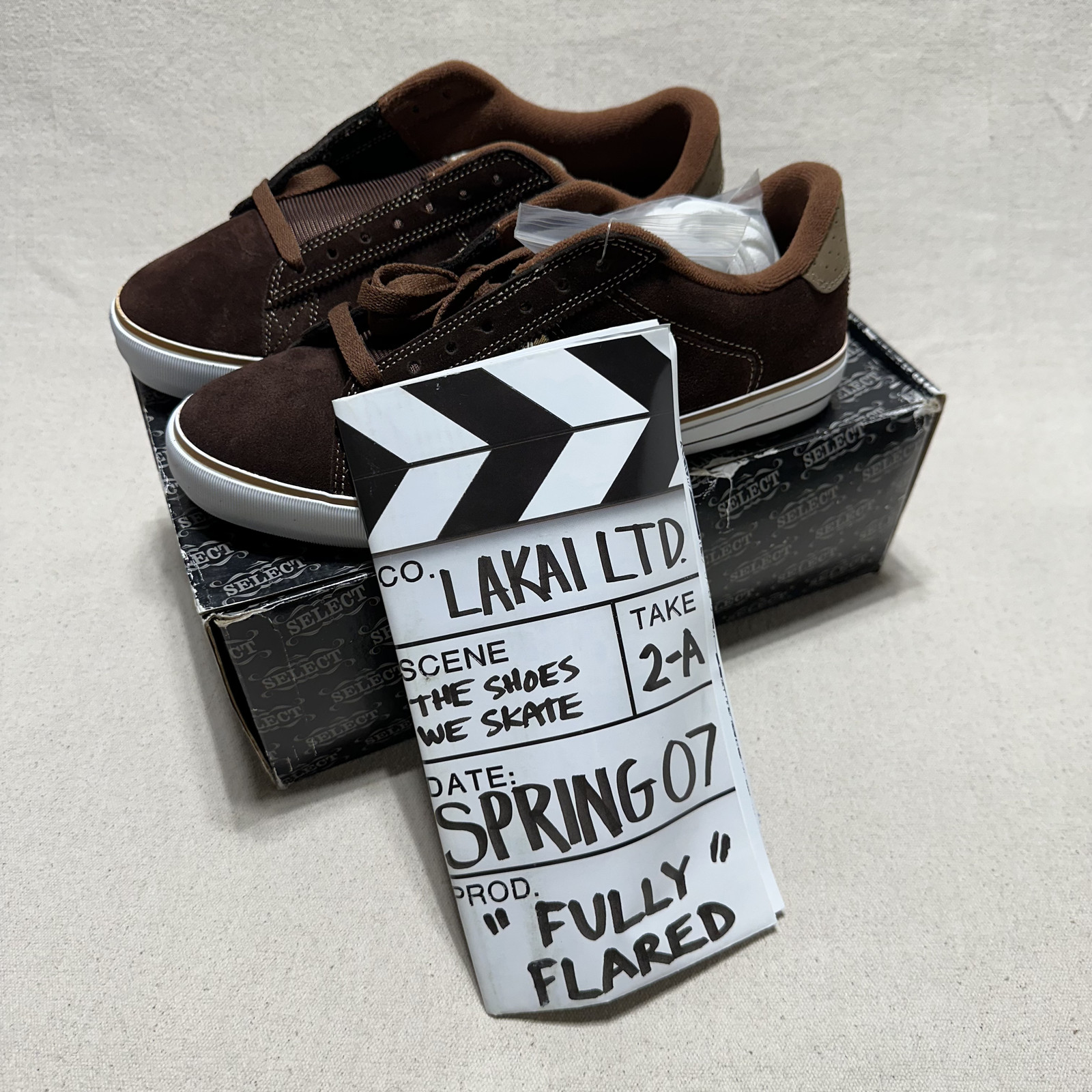 Vintage 2006 Lakai Howard Select – Brown Suede – Size 9 – (New in Box)