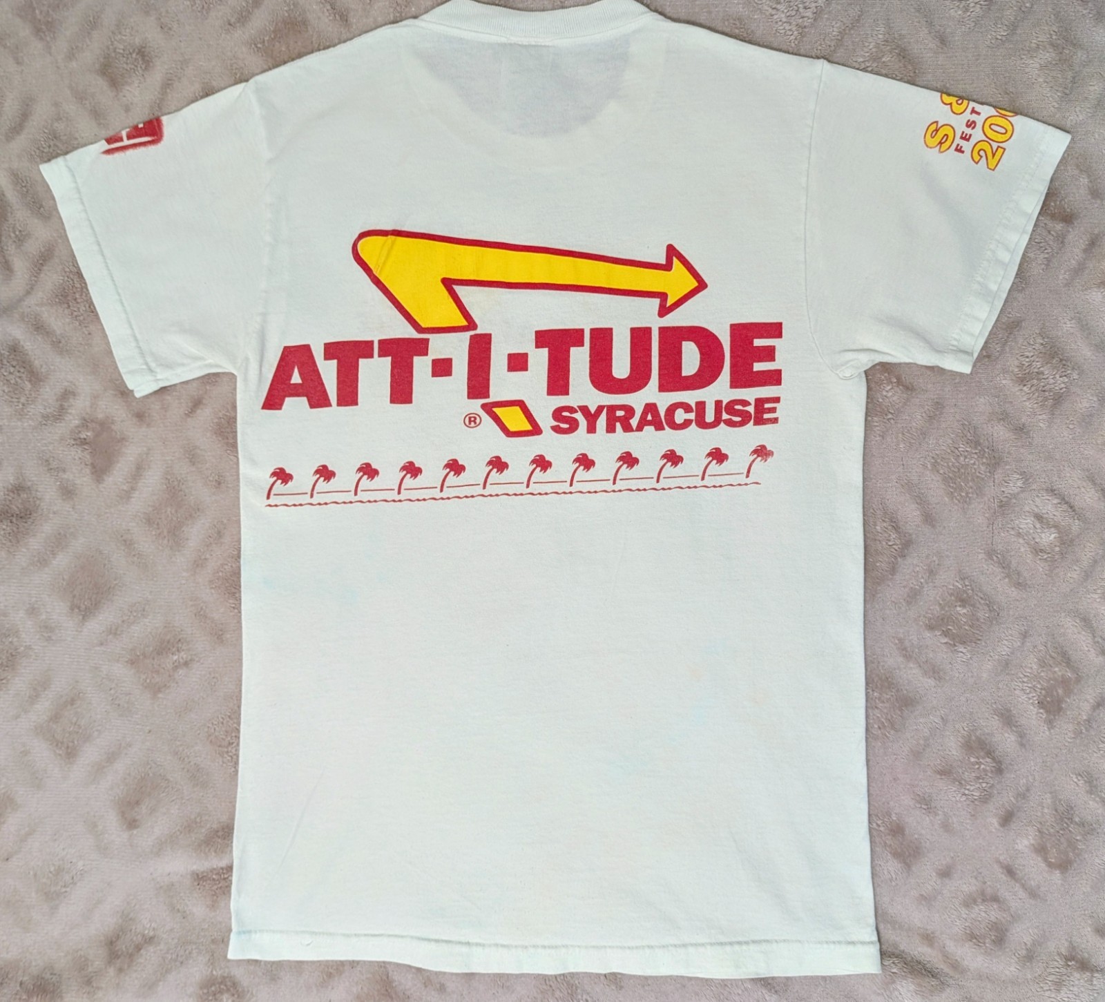 ATTITUDE Syracuse Hardcore band Gorilla Biscuits Small In-N-Out Burger Rip Off