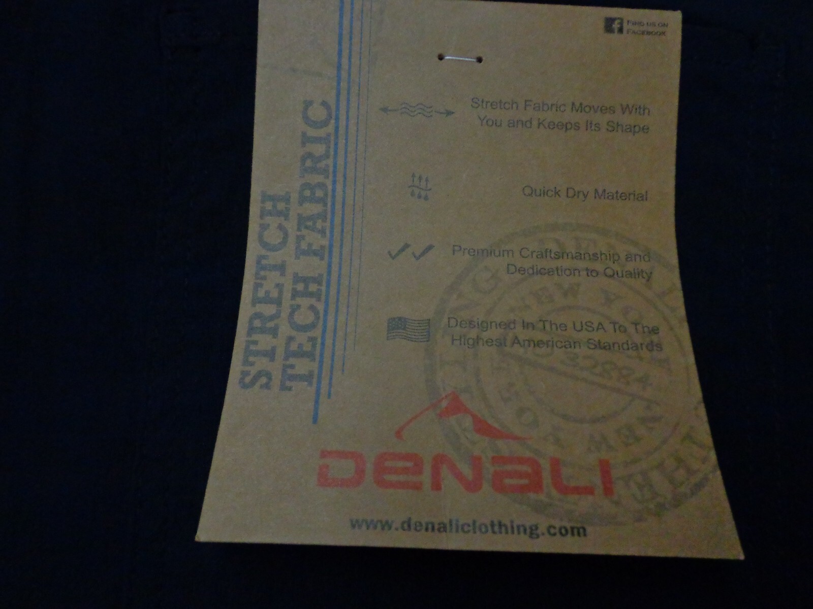DENALI Dark Navy Blue Tech Fabric Stretch Pants NWT 32/32 MSRP $54