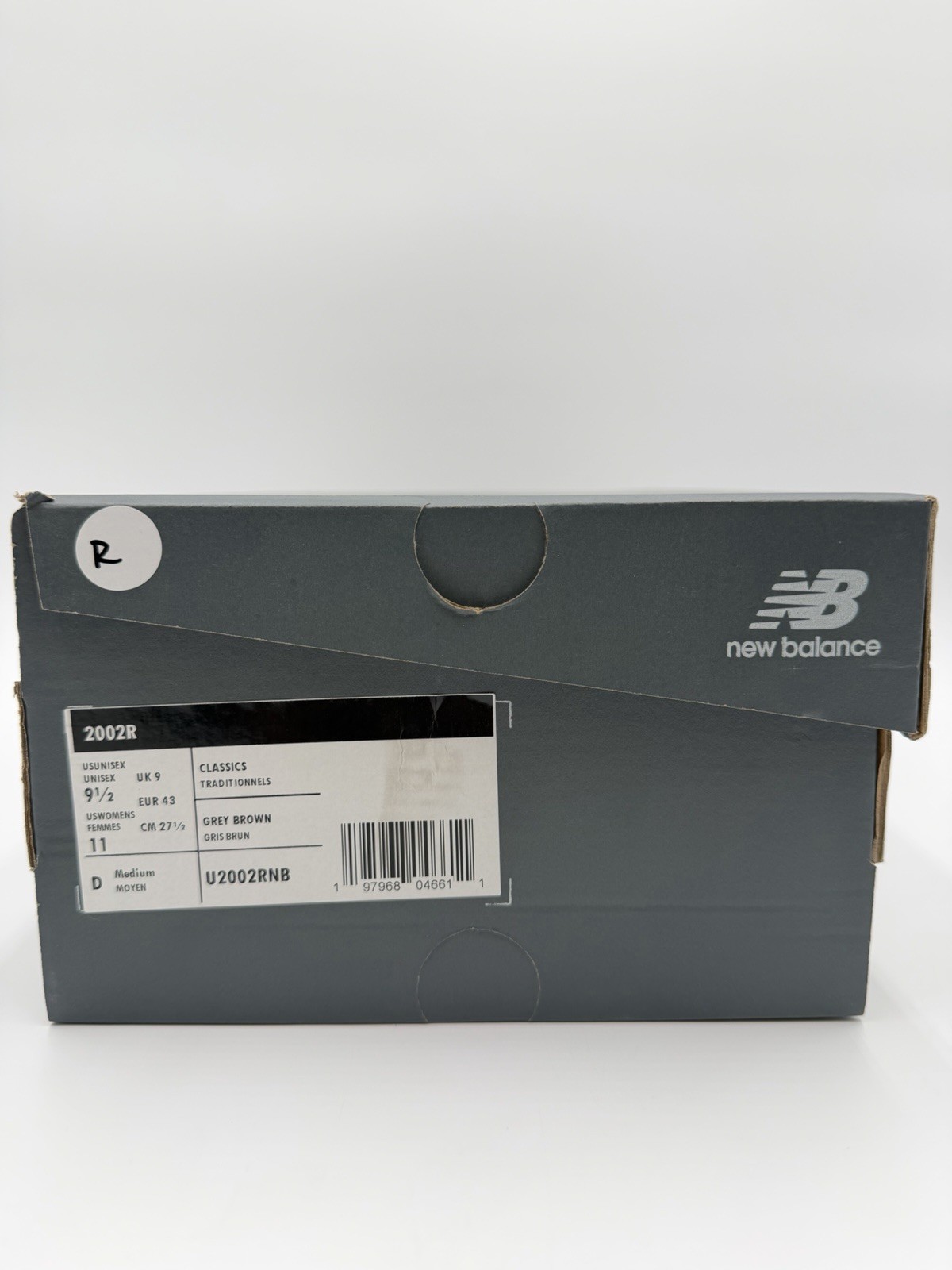 New Balance Men’s 2002R Size 9.5 Grey Brown Timberwolf |U2002RNB|