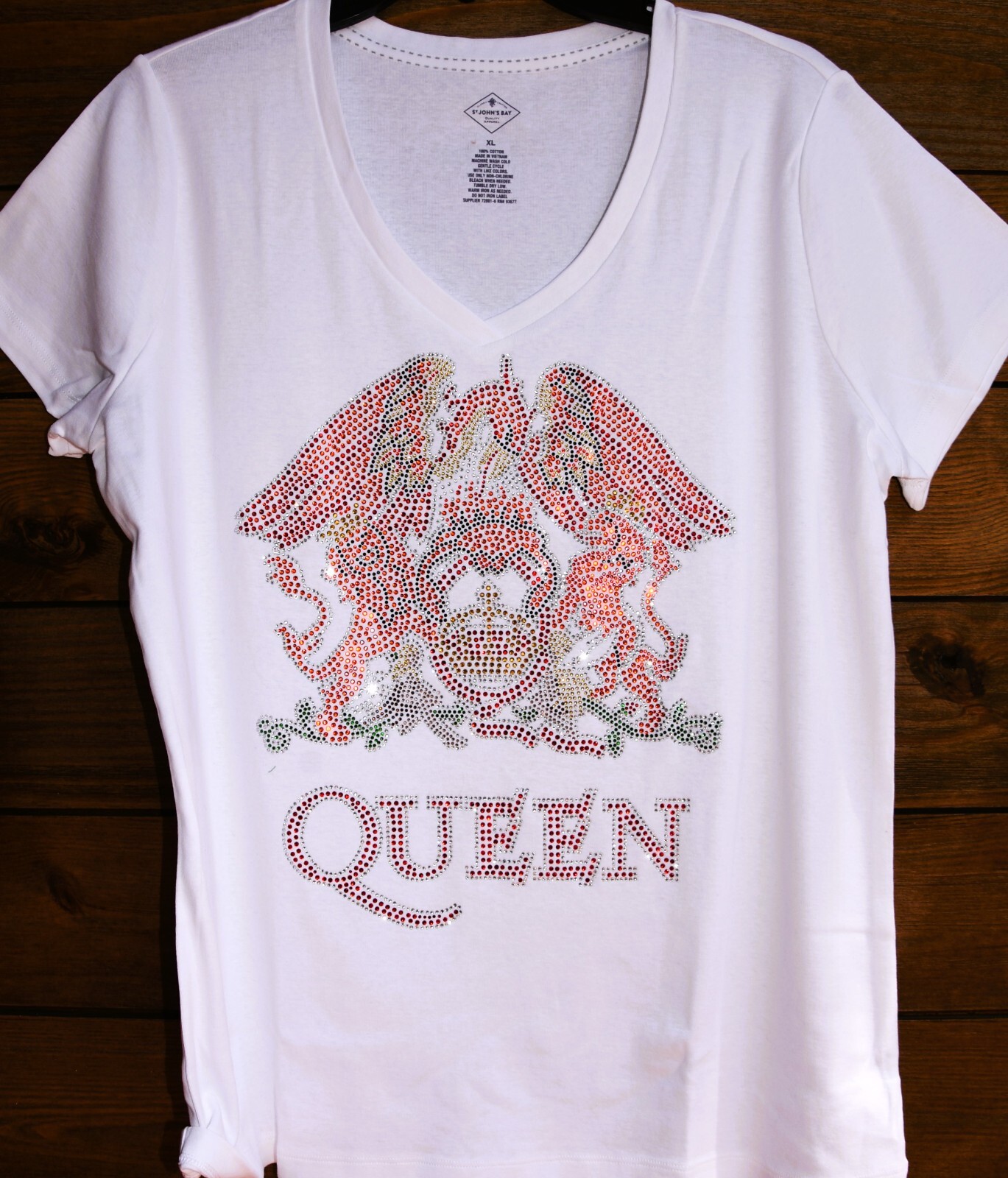 Queen rhinestone bling shirt tank XS S M L XL XXL 1X 2X 3X 4X5X Freddie Mercury