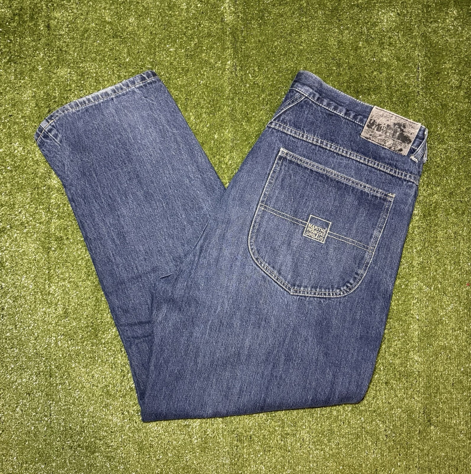 Vintage Marithe Francois Girbaud Brand X Loose Fit Denim Jeans Size 40×30