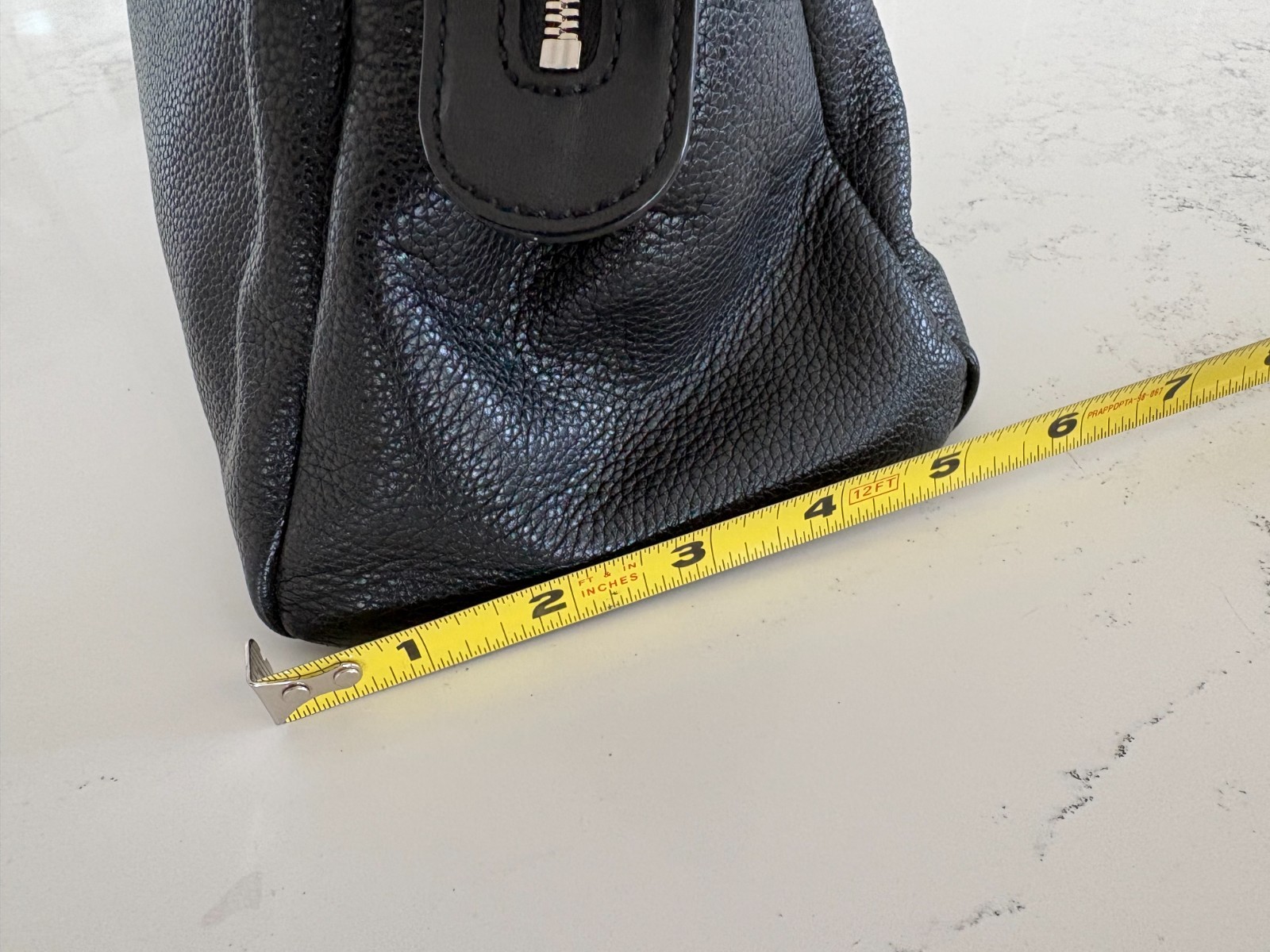 Longchamp Black Leather Handbag NWOT