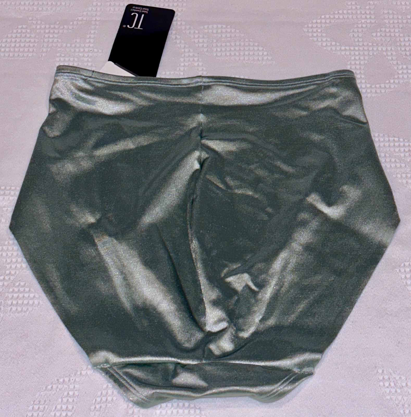 TC FINE INTIMATES Waistline Moss Green Medium Control Brief Womens S 5 M 6 XL 8