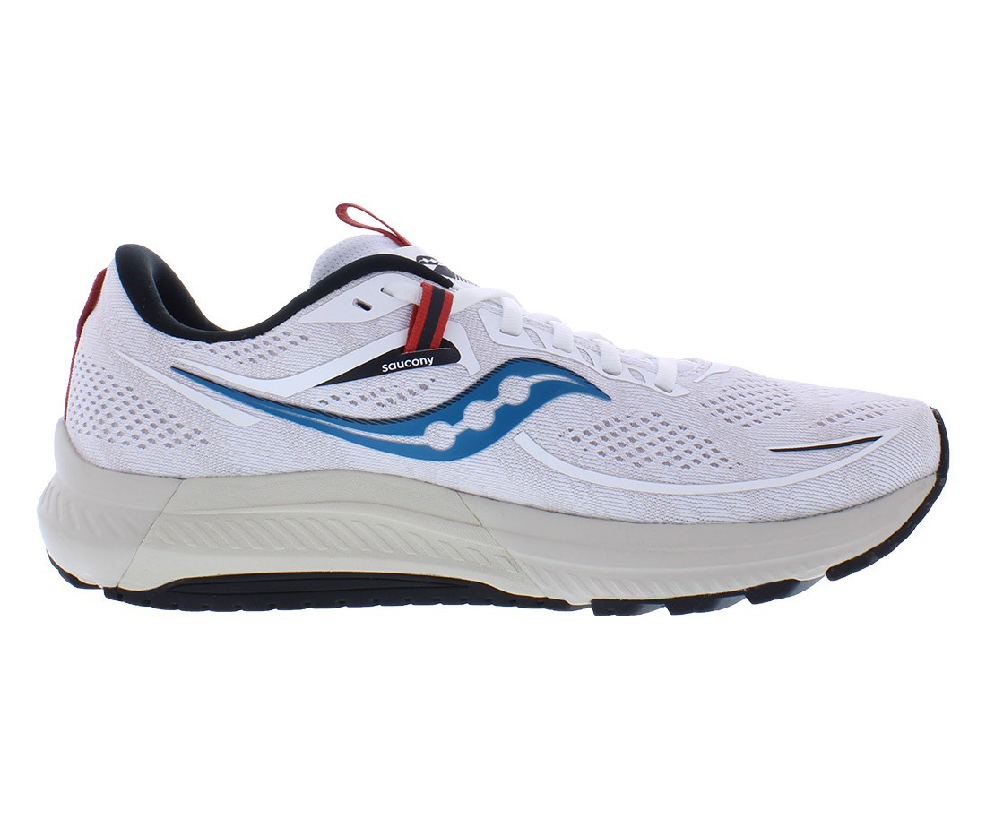 Saucony Omni 21 Mens Shoes Size 10, Color: White/Sand