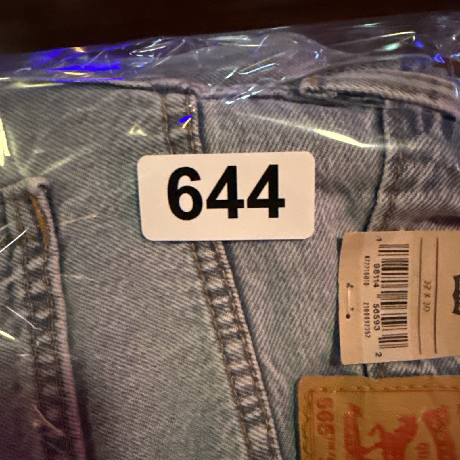 Levi’s 565 Jeans Mens 32×30 Light Blue Wash Loose Straight 97 Denim Fit
