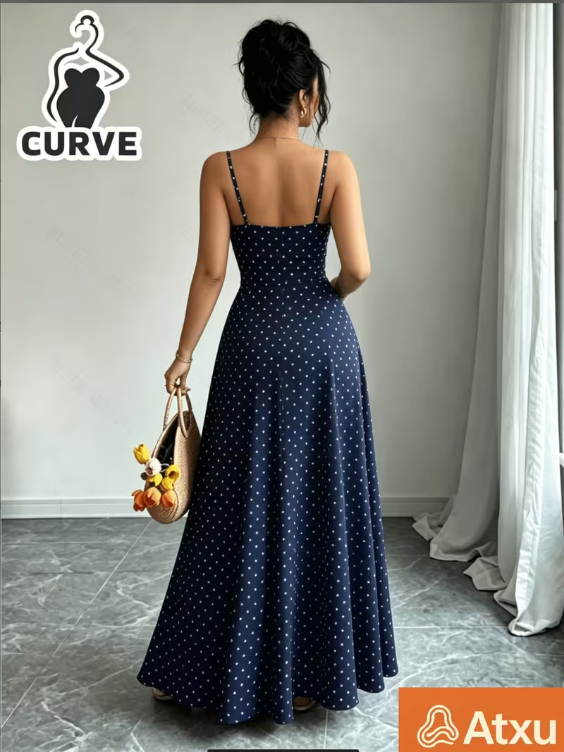 French Romantic Floral Patchwork Maxi Dress