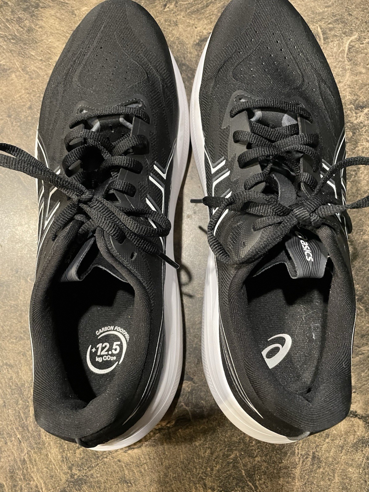 Men’s ASICS GT – 2000 14 Black White Running Shoes Sneakers Size 12