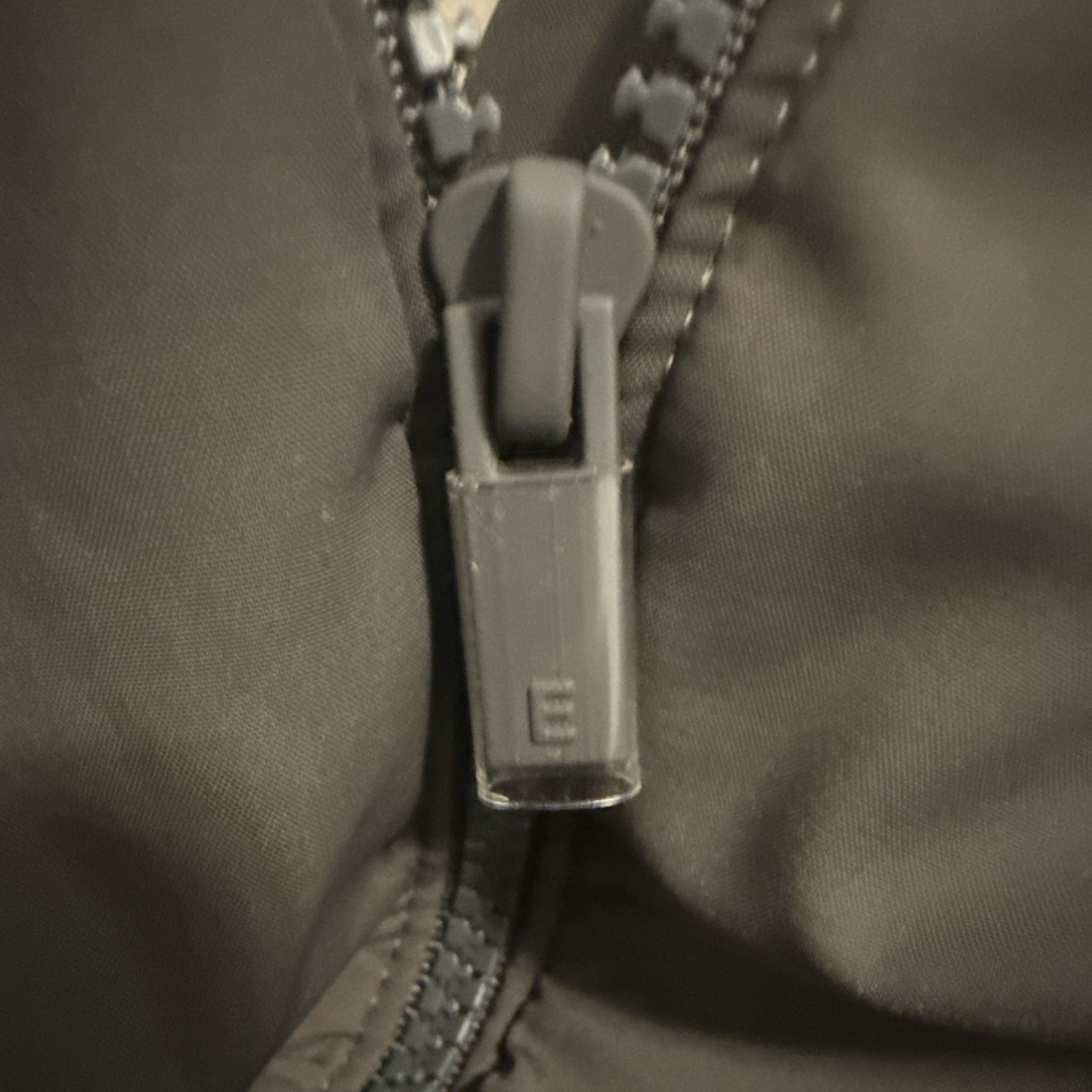 ESSENTIALS Fear of God off Black. nylon Full Zip Insulated shirt Jacket Size S
