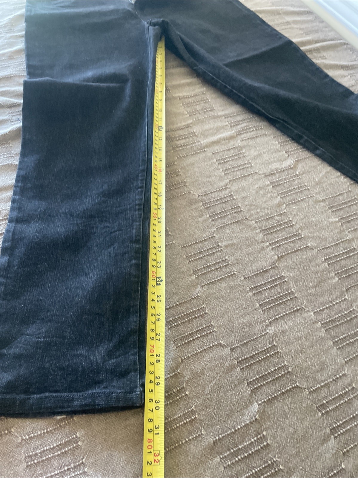 Gloria Vanderbilt AMANDA Black Jeans-Zipper/Button Closure-Size 14 MISSY AVERAGE