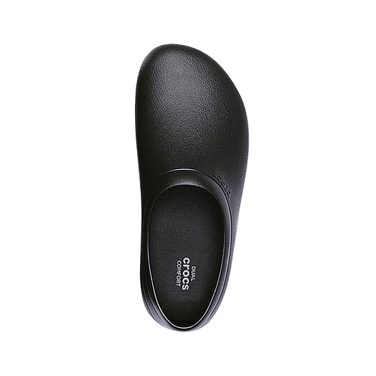 Crocs at Work Unisex On The Clock Slip Resistant Clog Comfort Black Width Medium