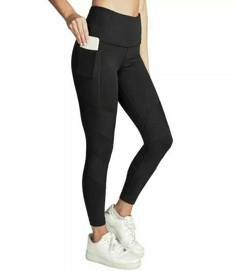 Members Mark Women’s 7/8 Active Moto Pocket Legging – Select Color & Size (NEW)