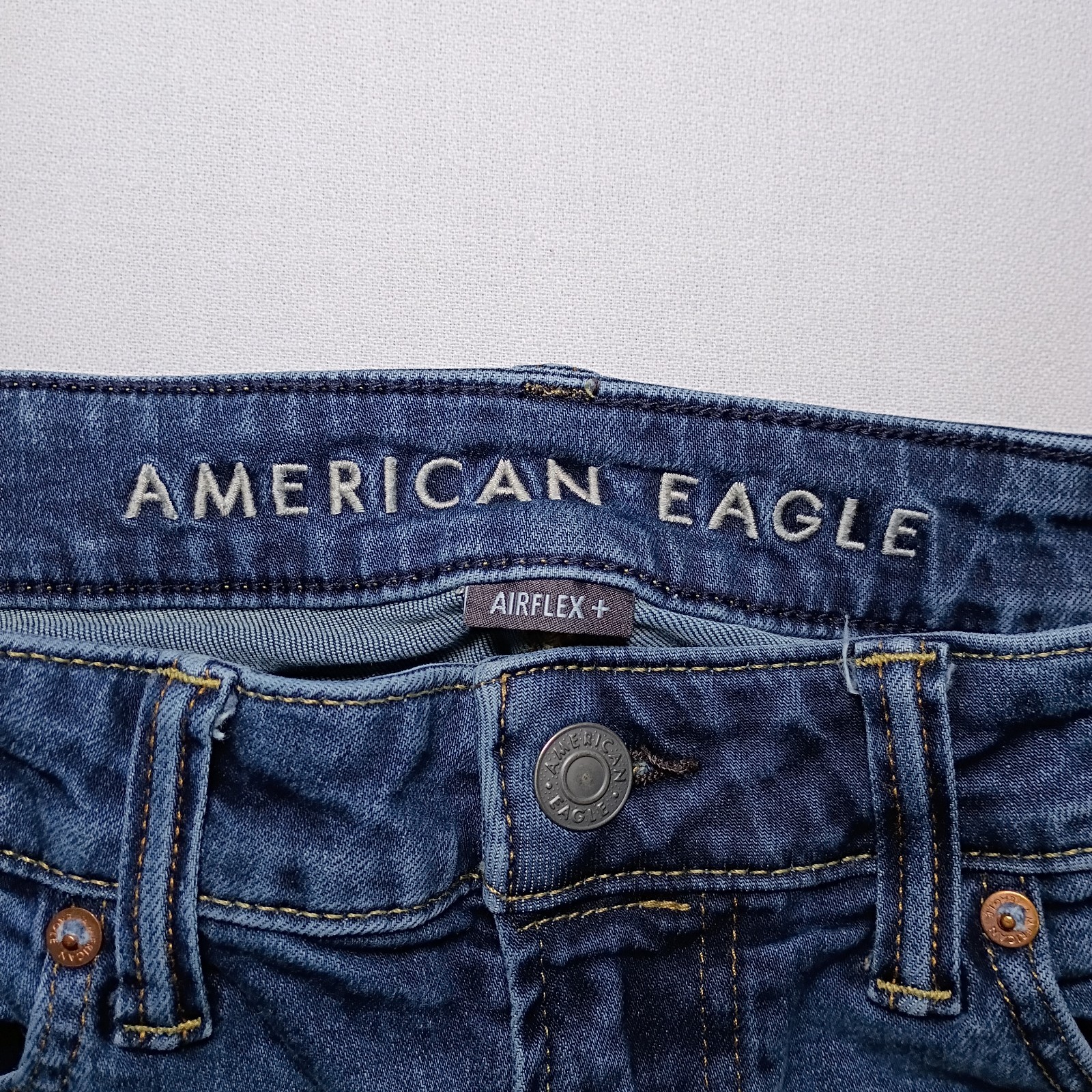 American Eagle AirFlex + Mens Athletic Fit Jeans 32X32 Dark Wash Denim