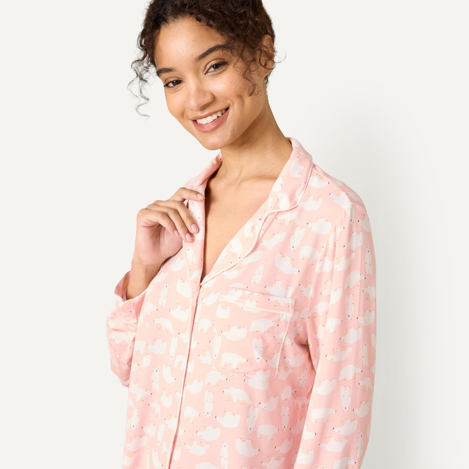 Amazon Essentials x Sofia Grainge Women’s Stretch Modal Long-Sleeve and