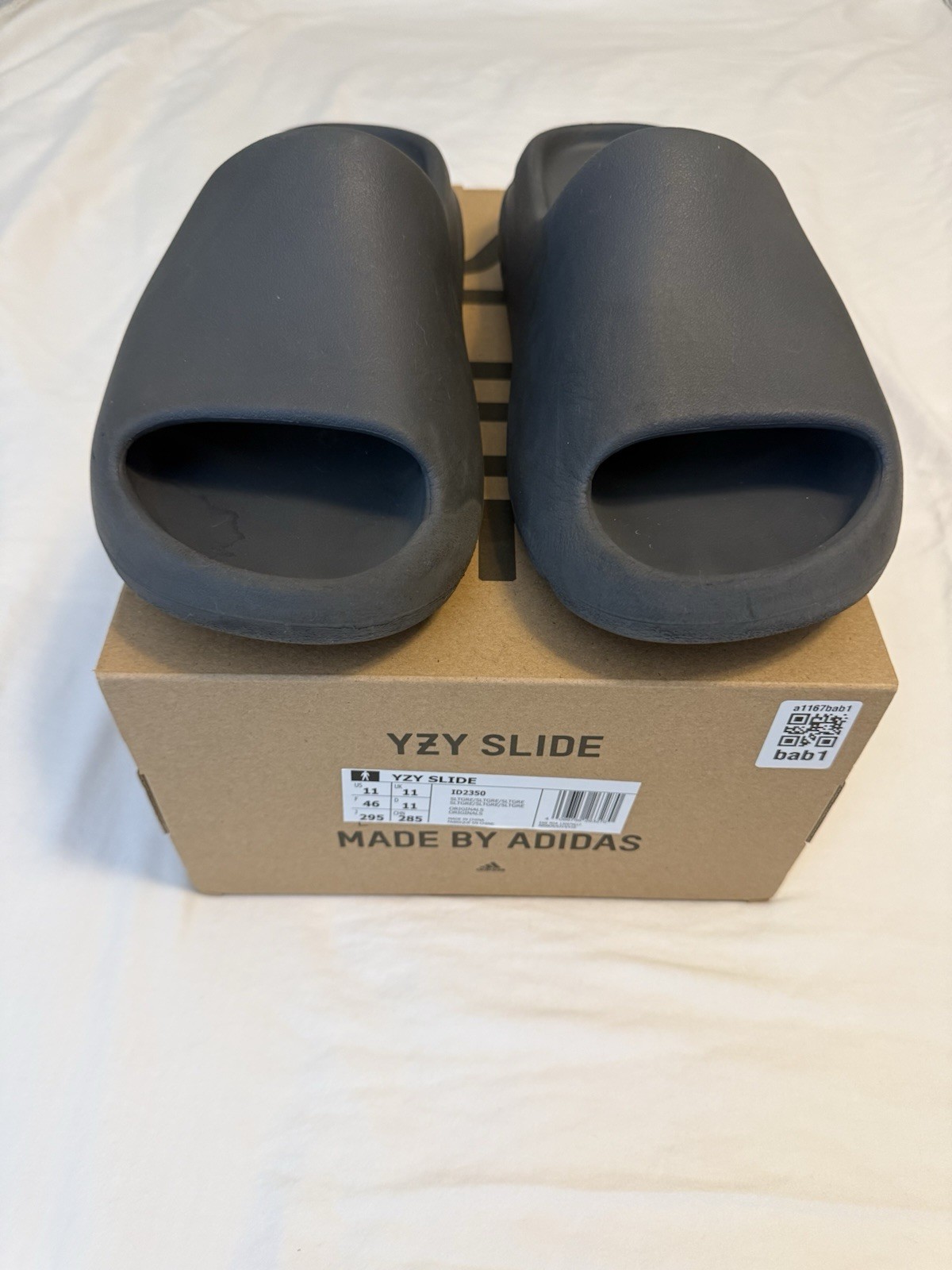 Adidas Yeezy Slide ‘Slate Grey’ Men’s Size 11 Pre-owned ID2350
