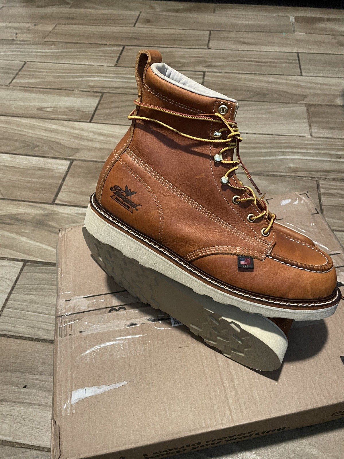 *BRAND NEW* Thorogood 6″ Crazy Horse Soft Toe Work Boots 804-4375 Size 10
