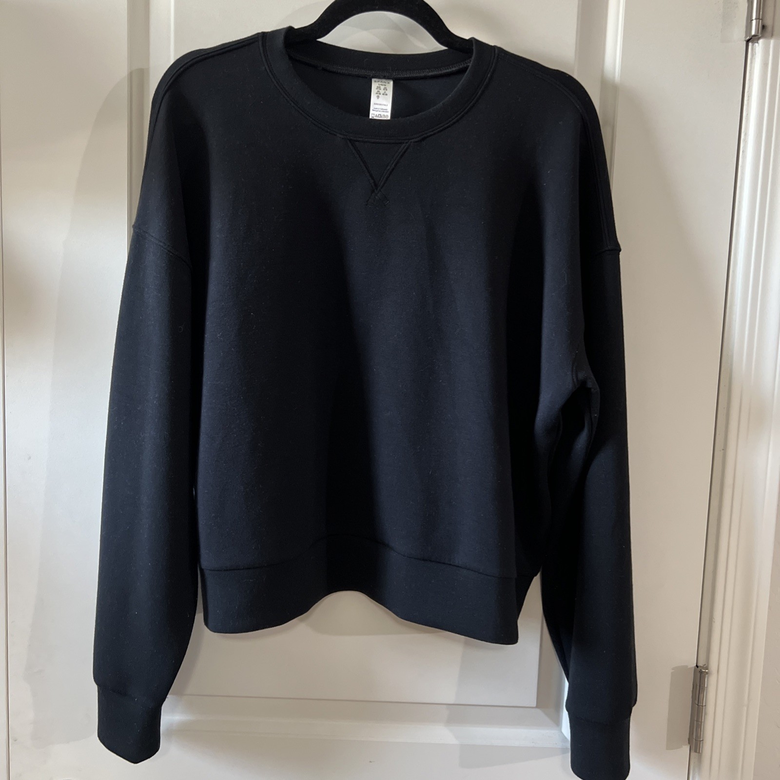 Spanx AirEssentials Crew Neck Sweatshirt Size L $98 MSRP
