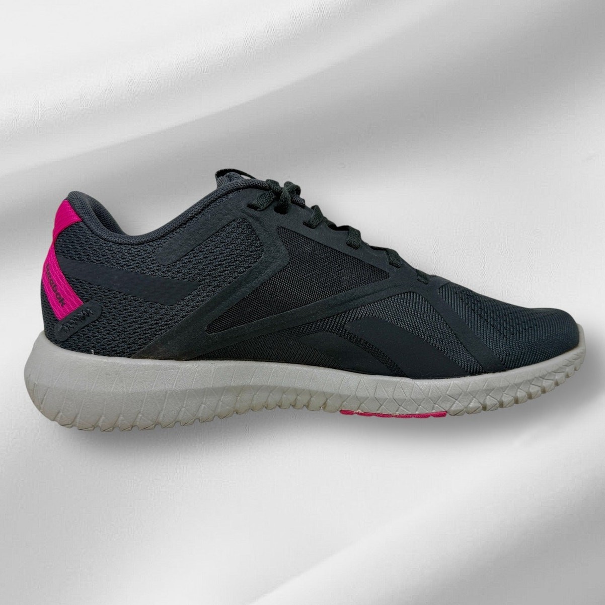 Reebok Flexagon Force 2.0 Training Shoes Womens 8 1/2 Gray Pink I.10.2 Comfy