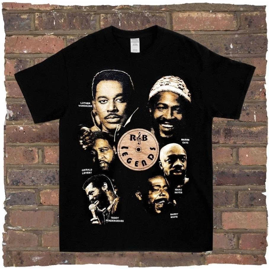 R&B Legends Tee, Marvin Gaye Luther Vandross Gerald Levert Shirt, 90s Hip Hop
