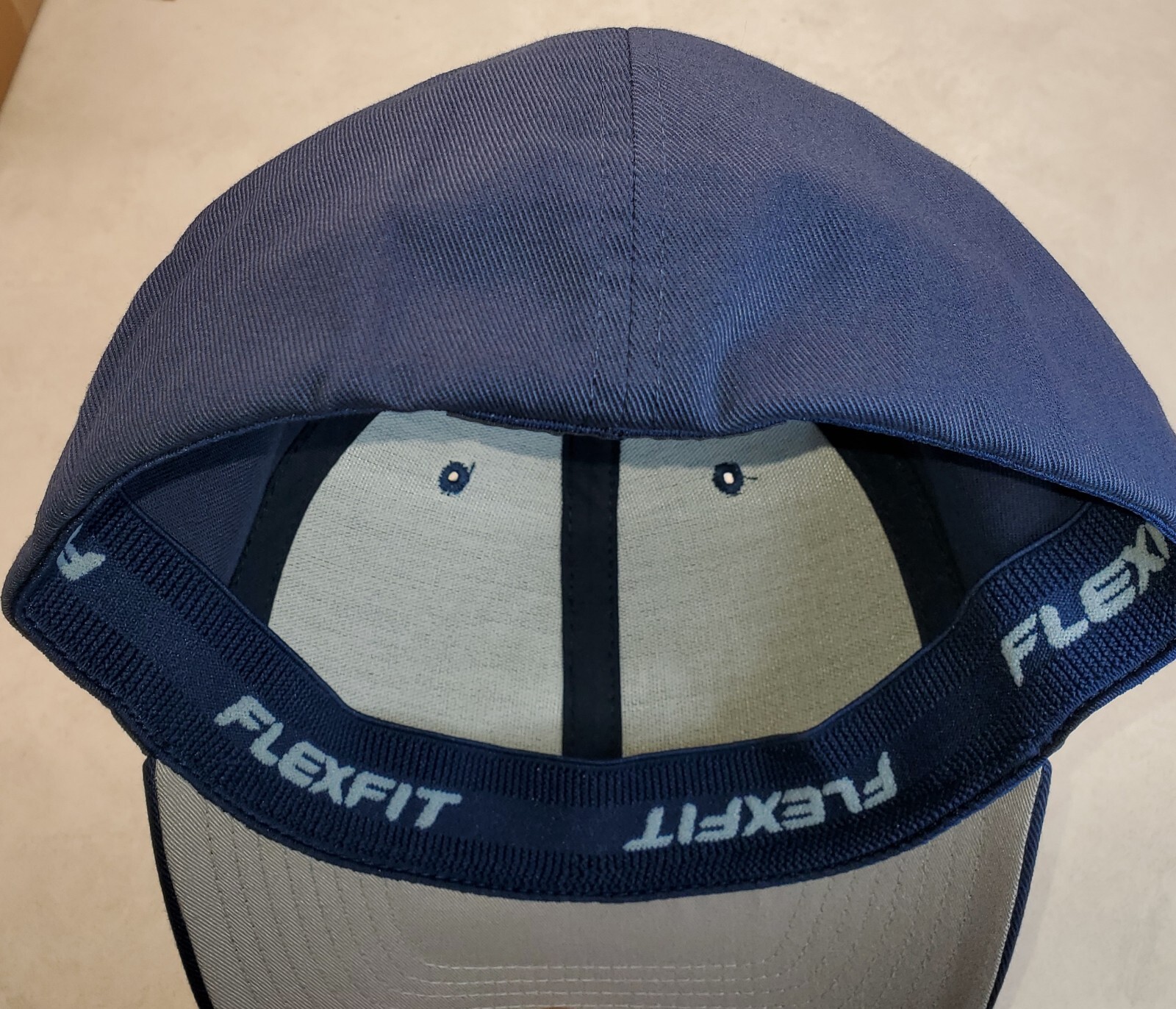 Top Gun Patch on Flexfit Style 6277 Hat / Navy Blue – L/XL 7 1/8″ – 7 5/8″
