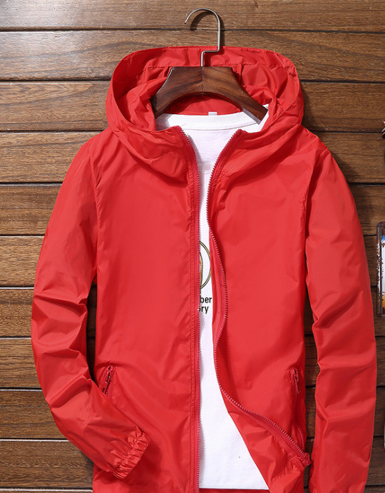 Men Waterproof Rain Jacket Hooded Breathable Lightweight Windbreaker Outwear