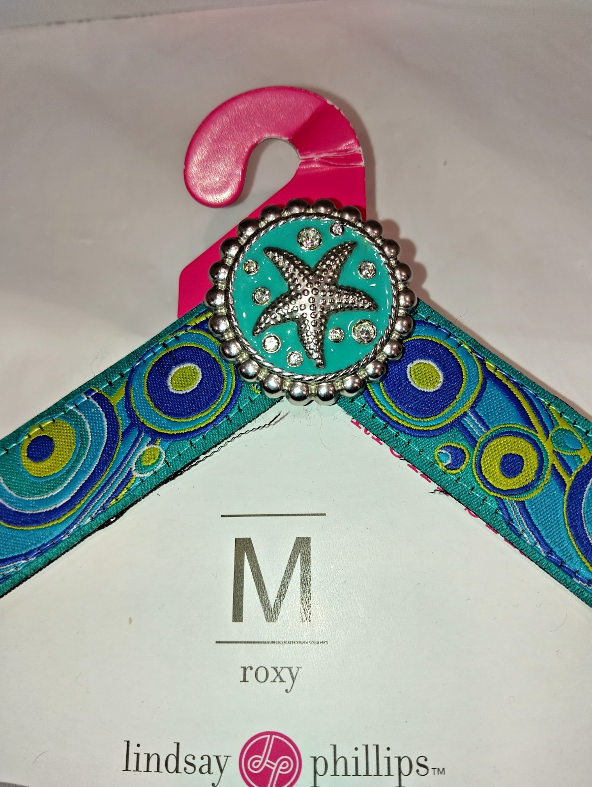 Women’s LINDSAY PHILLIPS Med SWITCHFLOPS INTERCHANGEABLE STRAPS Blues Starfish