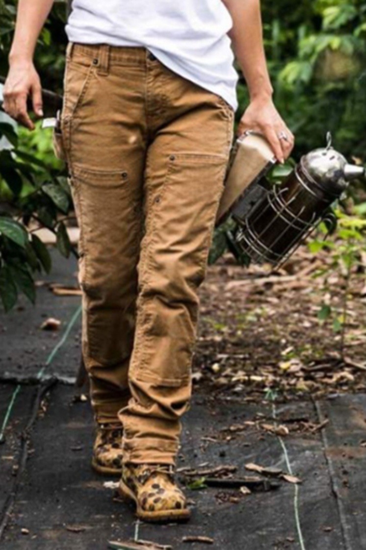 Dovetail Workwear Maven X ~ Saddle Brown Canvas 14×32 Slim Fit