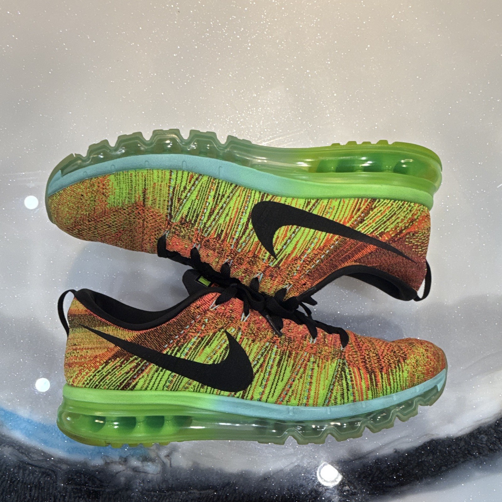 Nike Flyknit Air Max Men’s Low Top Lace-Up Running Sneakers 620469-800